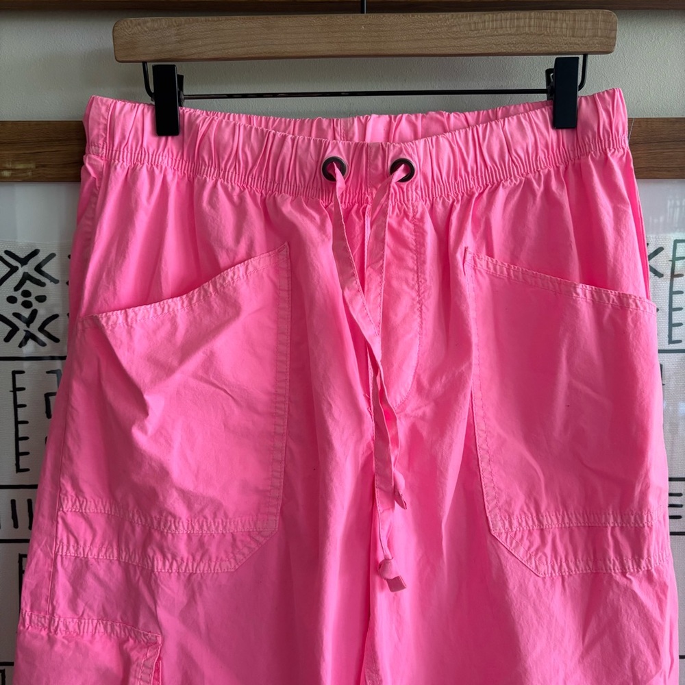 Aerie Vibrant Pink Wide Leg Pants - Picture 4 of 11